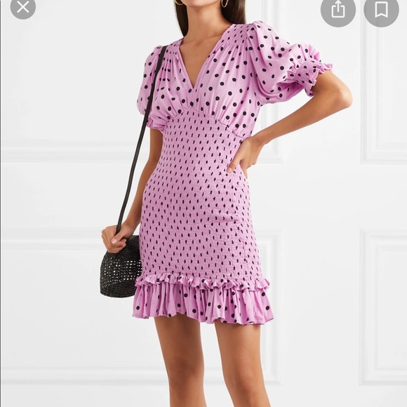 NWT Faithfull The Brand Margherita Mini Dress - Picture 4 of 7